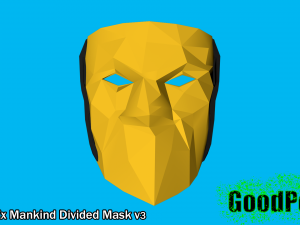 deus ex mankind divided mask v3 3D Print Model