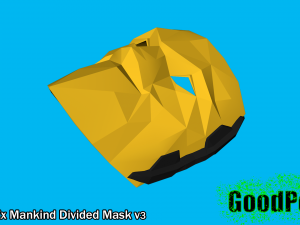 deus ex mankind divided mask v3 3D Baskı Modeli