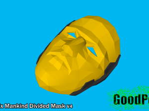 deus ex mankind divided mask v4 3Dプリントモデル
