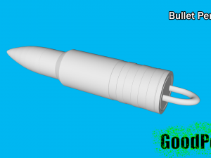 bullet pendant print 3D-Druckmodell
