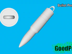 bullet pendant print 3D Print Model