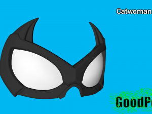 Catwoman mask Modèles 3D en vedette