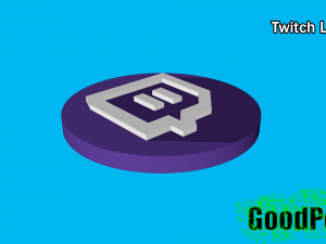 twitch logo 3D-Druckmodell