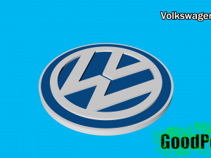 volkswagen logo Model do druku 3D