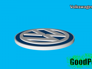 volkswagen logo Model do druku 3D