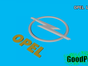 opel logo 3D 打印模型