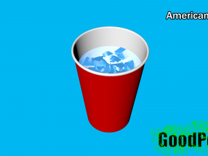 american cup 3D Model