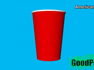 american cup 3D Model