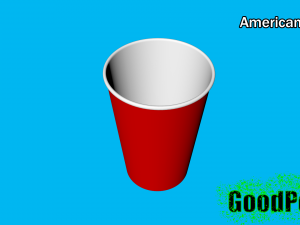american cup 3D Model