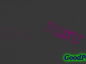 logo visa 3Dプリントモデル