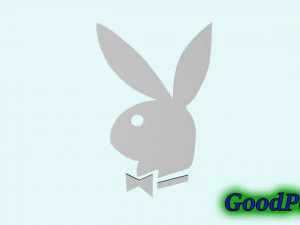 logo playboy 3D Baskı Modeli