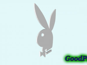 logo playboy 3D-Druckmodell