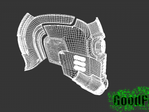 star lord helmet 3D प्रिंट मॉडल