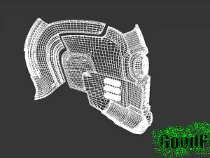 star lord helmet 3D Print Model