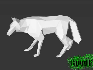 d&uuml;ş&uuml;k poli kurt 3D Baskı Modeli