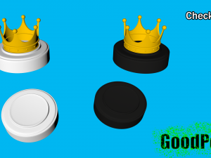 checkers 3D Print Model