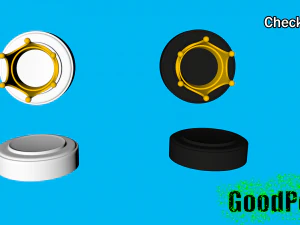 checkers 3D Print Model