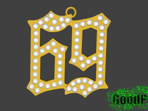 kolye 6ix9ine v1 3D Baskı Modeli