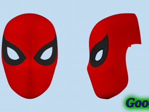 set of masks spider-man deadpool deathstroke black panther 7in1 3d print model 3D Print Model