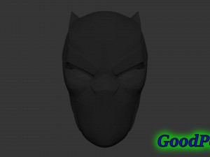 black panther helmet v1 3D 打印模型