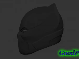 black panther helmet v1 3D Print Model