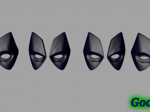 deadpool mask v1 3D Print Model