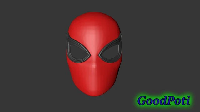 masque d'homme-araign&eacute;e v1 Modèles 3D en vedette .c4d .max .obj .3ds .fbx .stl .blend 