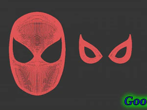 spider-man mask v2 3D Print Model