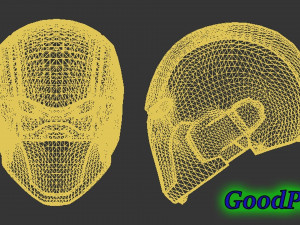 red hood helmet 3D 打印模型