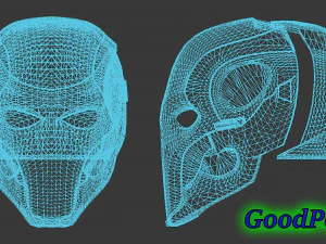 deathstroke helmet 3D Print Model