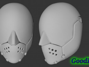 Helmet Ruiner 3D Print Model