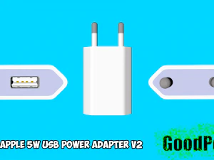 adaptador de corriente usb apple 5w v2 Modelo de impresión 3D