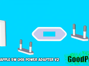 apple 5w usb power adapter v2 3D Print Model