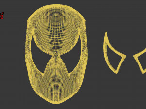 spider-man mask v3 Model do druku 3D