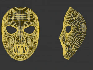 paul grey mask 3D Print Model