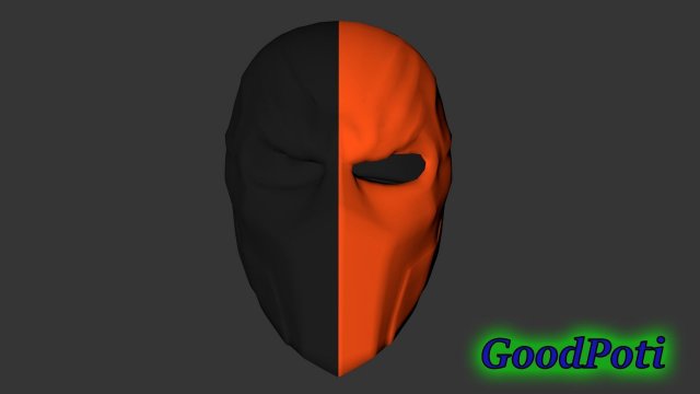 Deathstroke Helmet v2 3D Принт Модель .c4d .max .obj .3ds .fbx .stl .blend 