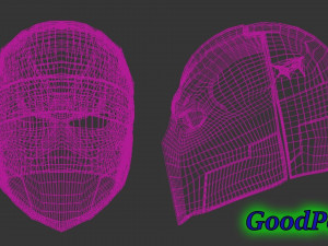 Deathstroke Helmet v2 3D Принт Модель