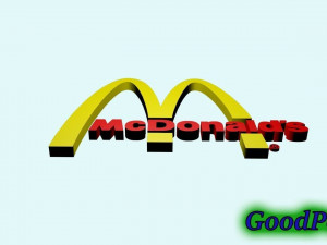 logo mcdonalds Modello di stampa 3D