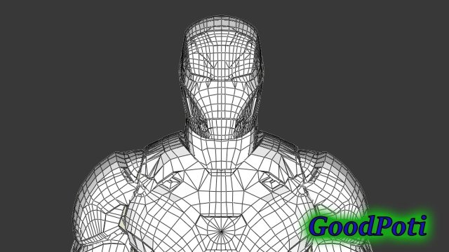iron man mark46 costume for print 3d print model 3D Print Model .c4d .max .obj .3ds .fbx .stl .blend 