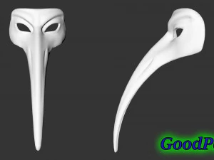 bird mask 3D Print Model