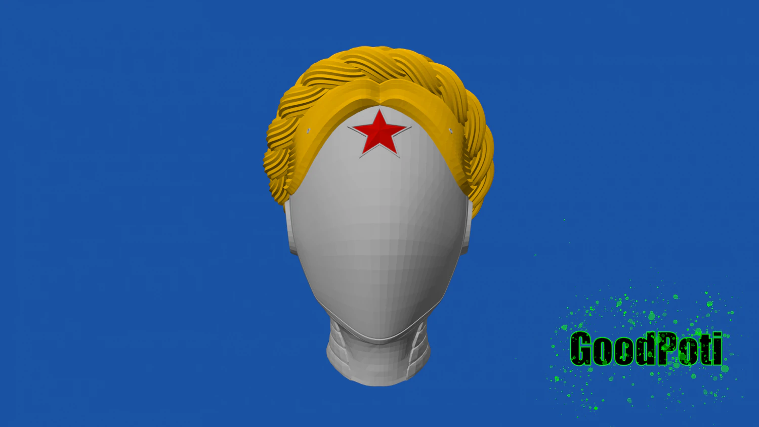Twins Mask Atomic Heart 3D Model .c4d .max .obj .3ds .fbx .stl .blend 