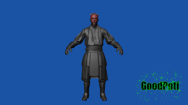 Darth Maul Modelo 3D .c4d .max .obj .3ds .fbx .stl .blend 