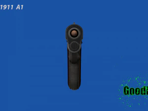 Colt M1911 A1 Realistic Model 3D Model