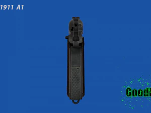 Colt M1911 A1 Realistic Model 3D Model