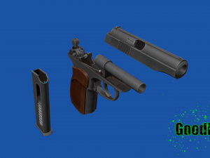 PM - Makarov Pistol 3D Model