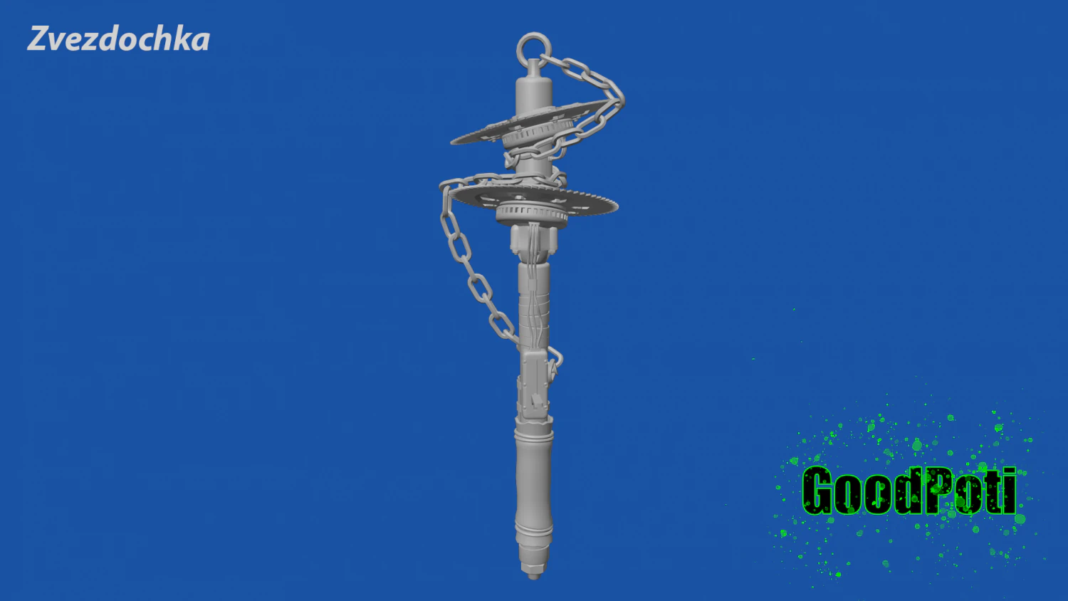 Zvezdochka Atomic Heart 3D Model .c4d .max .obj .3ds .fbx .stl .blend 