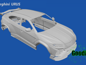 Lamborghini-URUS 3D Print Model