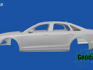 Audi A8 3D-printmodel