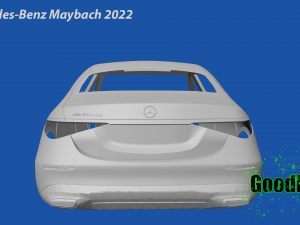 Mercedes-Benz Maybach 2022 3D Принт Модель