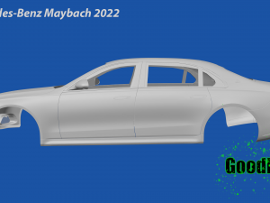 Mercedes-Benz Maybach 2022 3D Принт Модель